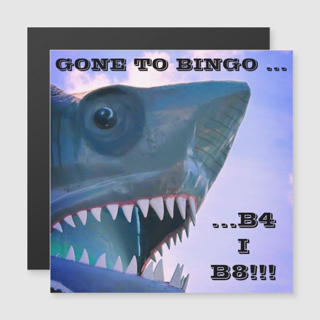 SHARK CRUISE DOOR MAGNET (Fram/baksida)