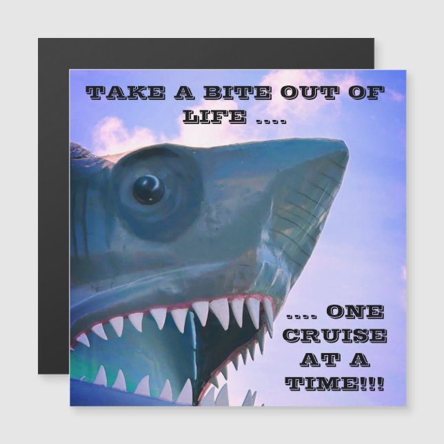 SHARK CRUISE DOOR MAGNET (Fram/baksida)