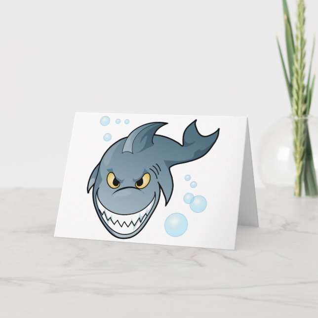 Shark Design Kort (Framsida)