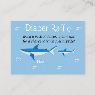 Shark Diaper Raffle Biljett