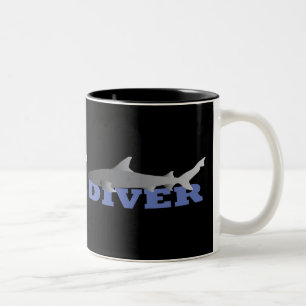 Shark Diver Mugg