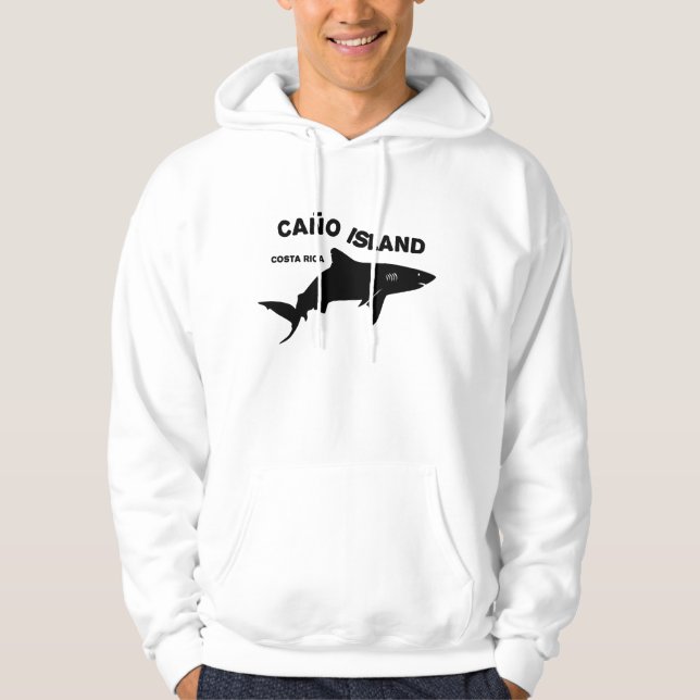 Shark Diving Caño Island - Costa Rica Hoodie (Framsida)