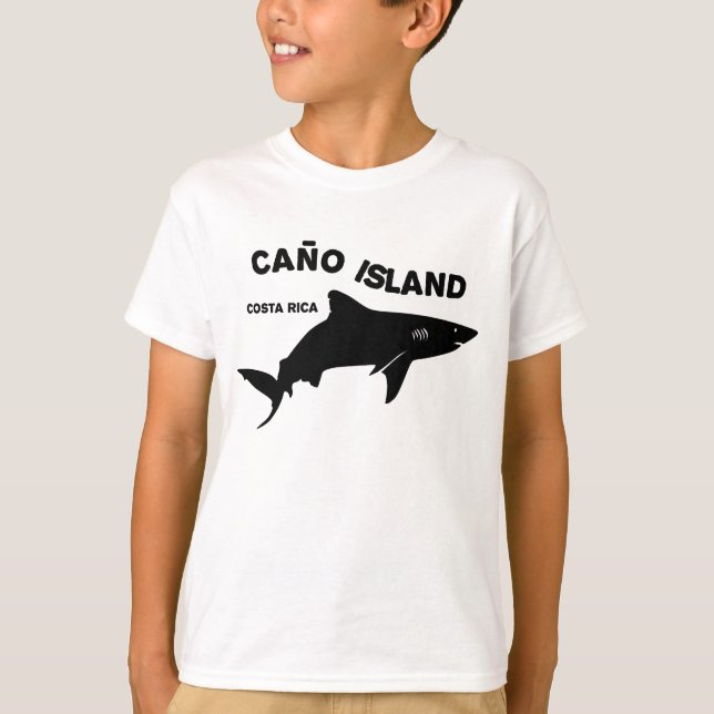 Shark Diving Caño Island - Costa Rica T Shirt (Framsida)
