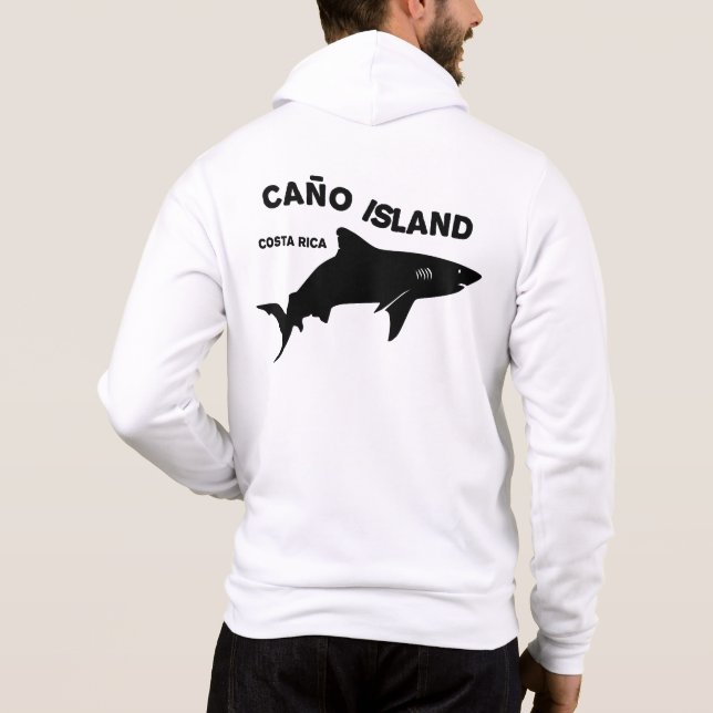 Shark Diving Caño Island - Costa Rica T Shirt (Baksida)
