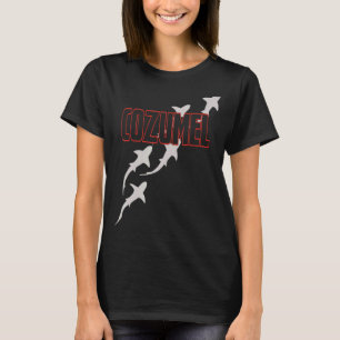 Shark Dyka Cozumel-Dyka med haj T Shirt