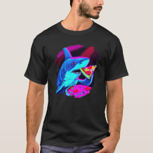 Shark Eating Pizza Coola Pizza Sharks T Shirt