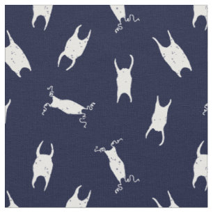Shark Egg Fodral Blue White Mönster Tyg
