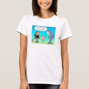 Shark Fin och Ray White T-Shirt