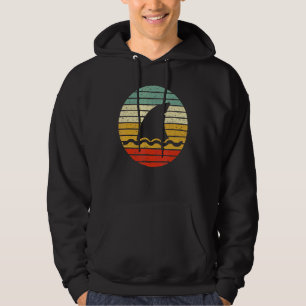 Shark Fin Retro Stil Shark Manar Women Kids Vintag Hoodie