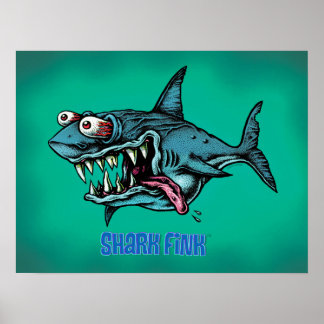 SHARK FINK! POSTER
