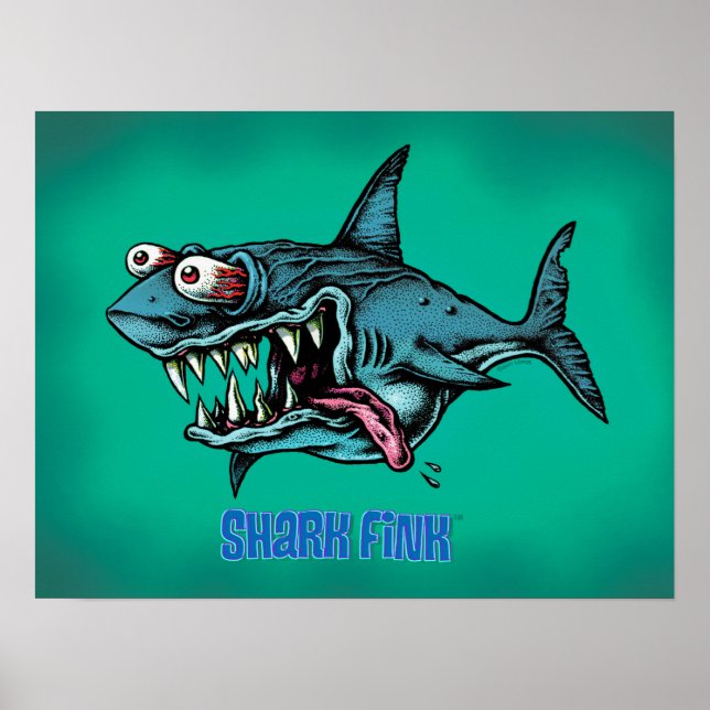 SHARK FINK! POSTER (Framsidan)