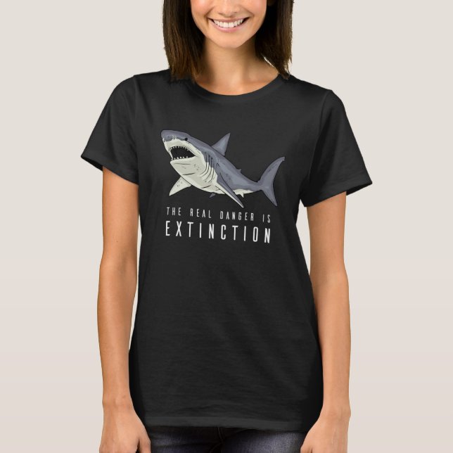 Shark Fish Megalodon Prehistoric Shark Haifisch Sh T Shirt (Framsida)