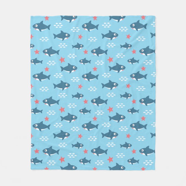 Shark Fleecefilt (Framsidan)