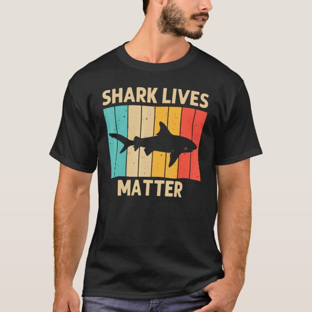 Shark För manar Women Hammerhead Tiger Sharks T Shirt (Framsida)