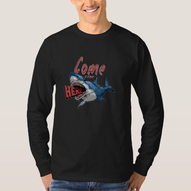 Shark for Shark Distress Funny T Gag Shirt (Framsida)