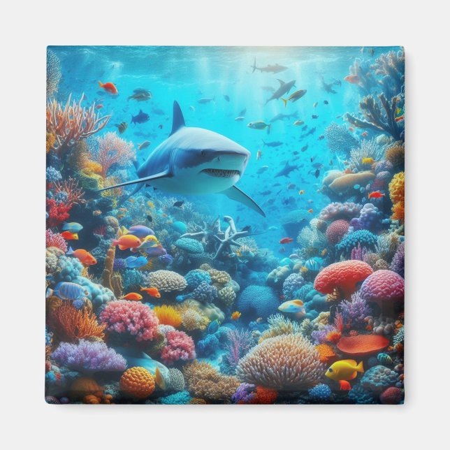 Shark Fridge Magnet (Framsidan)