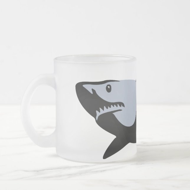 Shark Frostad Glasmugg (Vänster)