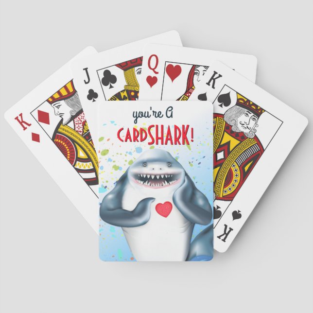 Shark Funny Casinokort (Baksidan)