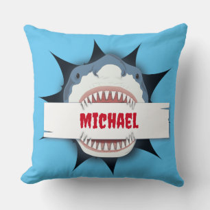 Shark Funny Personlig Kudde
