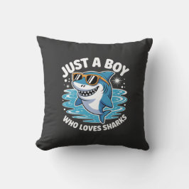 Shark Funny Quote  Kudde