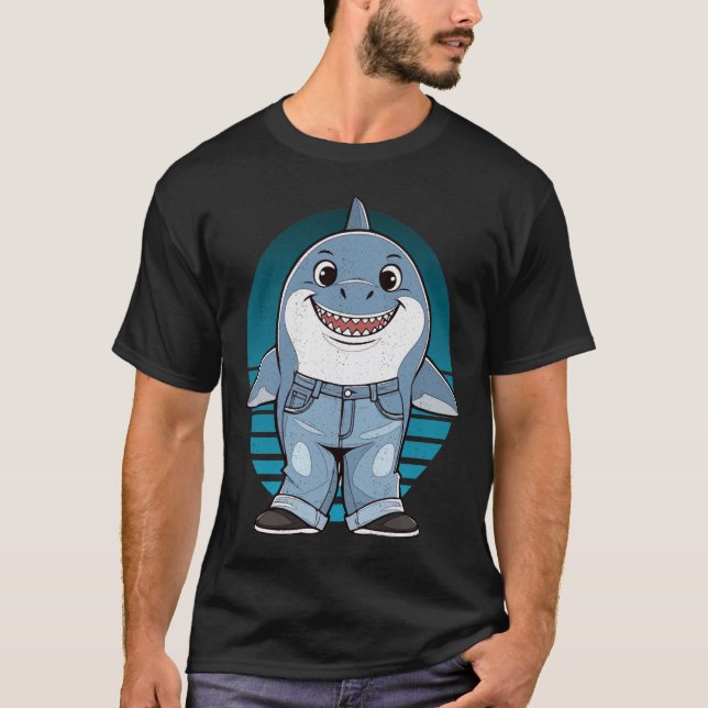 Shark Genes 1 T Shirt (Framsida)