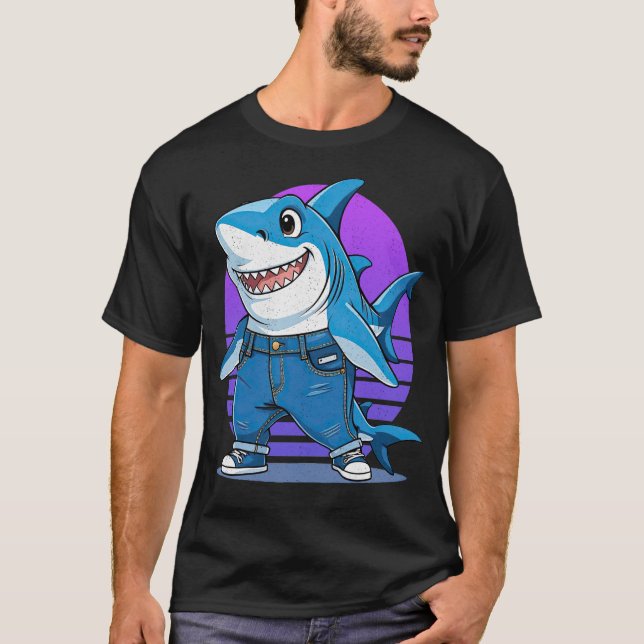 Shark Genes 2 T Shirt (Framsida)