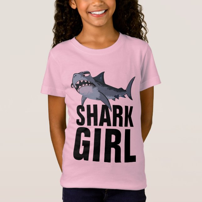 SHARK GIRL KIDS T-SHIRTS (Framsida)