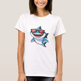🦈 Shark Graphic T-Shirt - Coola & Brerce Summer S