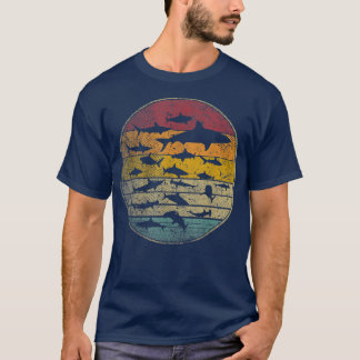 Shark, Great White, Hammer Head, Bull, Tiger70s Gi T Shirt