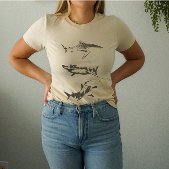 Shark Grunge Aesthetic T-Shirt (Skapare uppladdad)