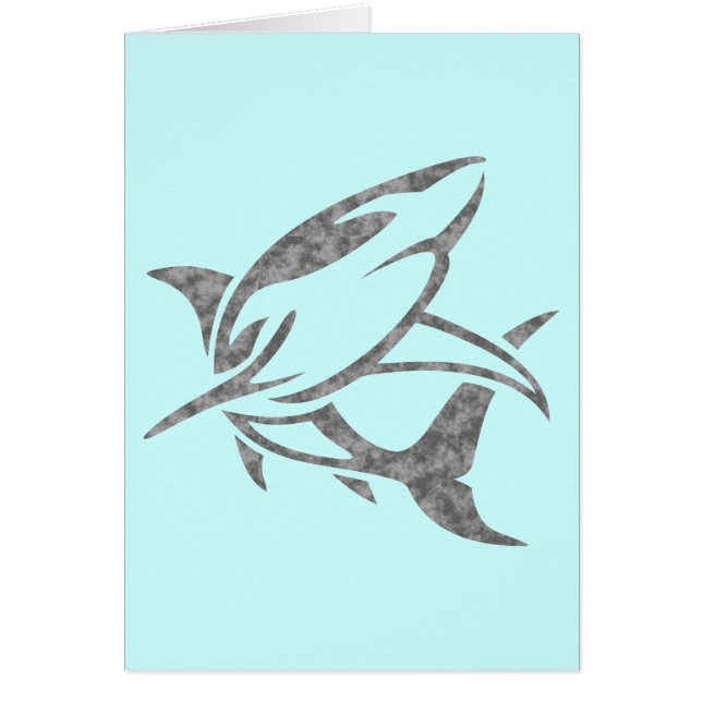 Shark Hälsningskort (Framsidan)