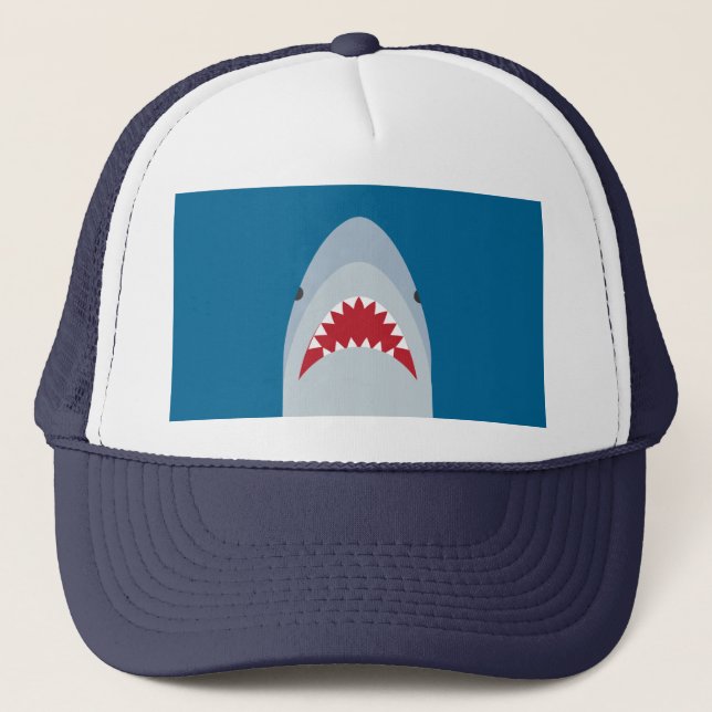 Shark Hat Truckerkeps (Framsida)