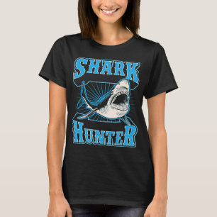Shark Hunter Funny Best Saltwater Shark Fishing T Shirt