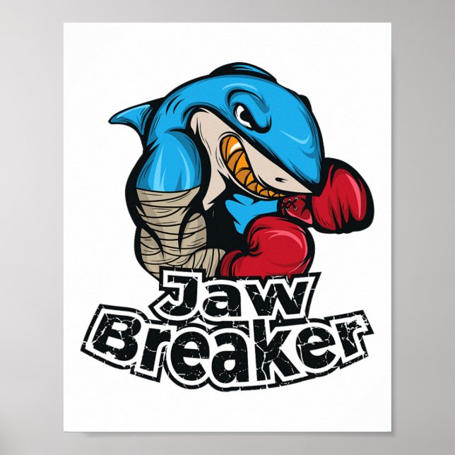 Shark Jaw Breaker Boxing Poster (Framsidan)