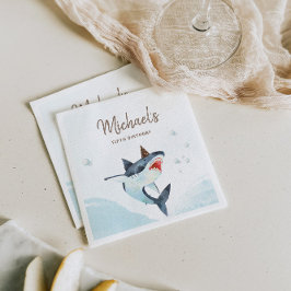 Shark Jaw-some-inbjudan Pappersservett