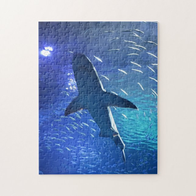 Shark Jigszawa Puzzle Pussel (Vertikal)