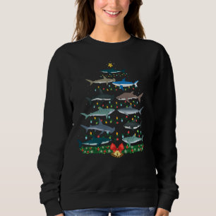 Shark Julgran Ornament Funny Shark Älskare X T Shirt