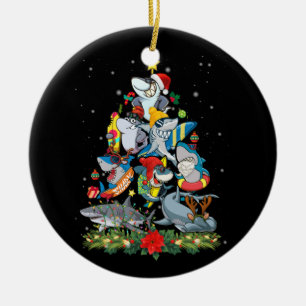 Shark Julgran Ornament Shark Älskare