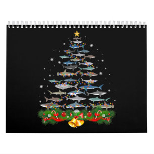 Shark Julgran Shark Älskare-gåvor Kalender