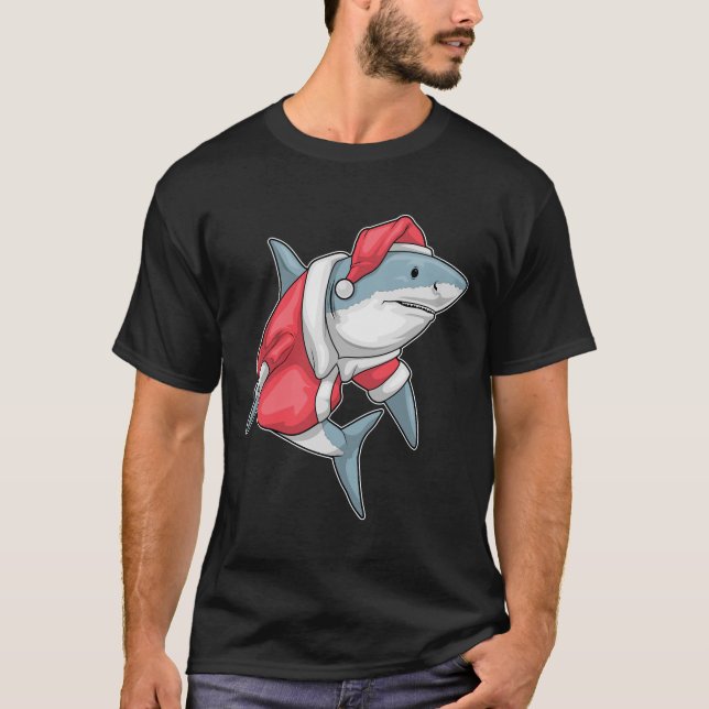 Shark jultomat t shirt (Framsida)