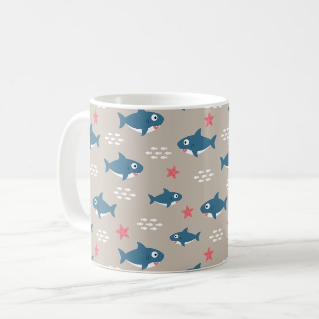 Shark Kaffemugg (Framsida vänster)