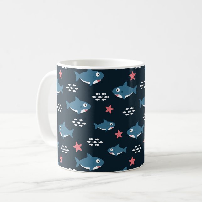 Shark Kaffemugg (Framsida vänster)