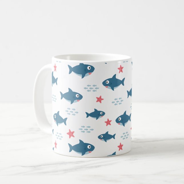Shark Kaffemugg (Framsida vänster)