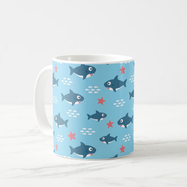 Shark Kaffemugg (Framsida vänster)