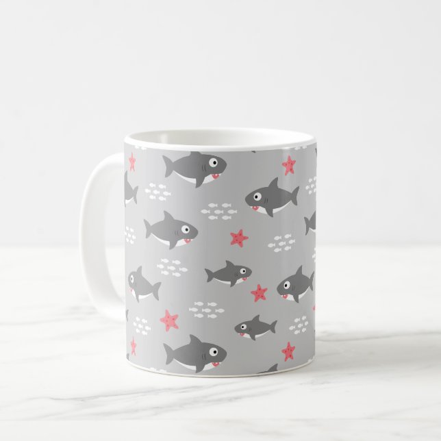 Shark Kaffemugg (Framsida vänster)