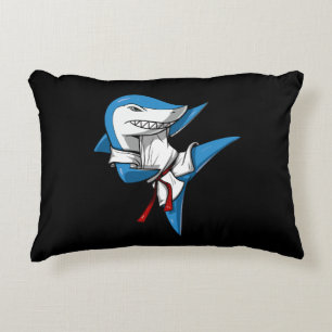 Shark Karate Prydnadskudde
