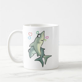 Shark Kärlek Kaffemugg