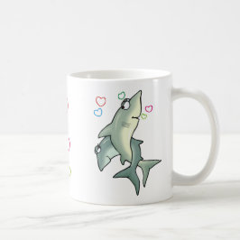 Shark Kärlek Kaffemugg