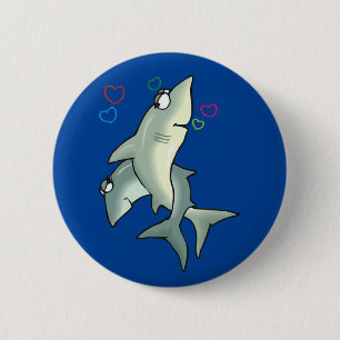 Shark Kärlek Knapp
