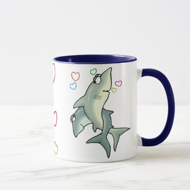 Shark Kärlek Mugg (Höger)